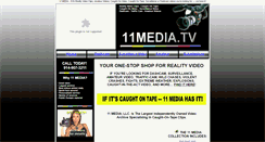 Desktop Screenshot of 11media.tv